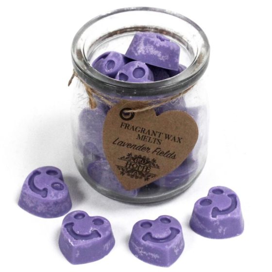 Soja Duftvoks I Glas – Lavendelmarker - Billede 4