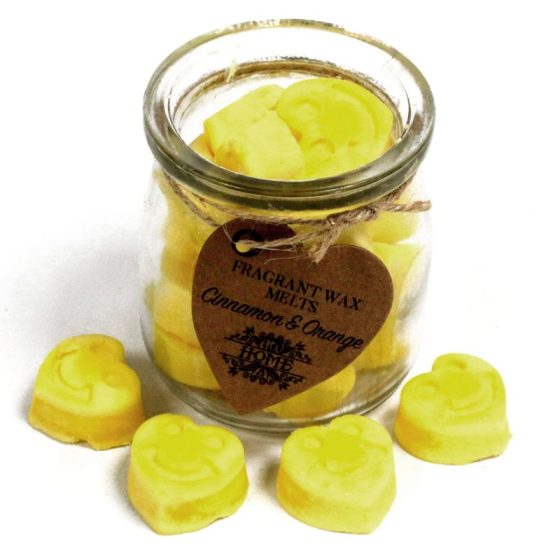 Soja Duftvoks I Glas – Kanel + Appelsin - Billede 3