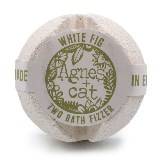 Agnes + Cat Badebombe – White Fig