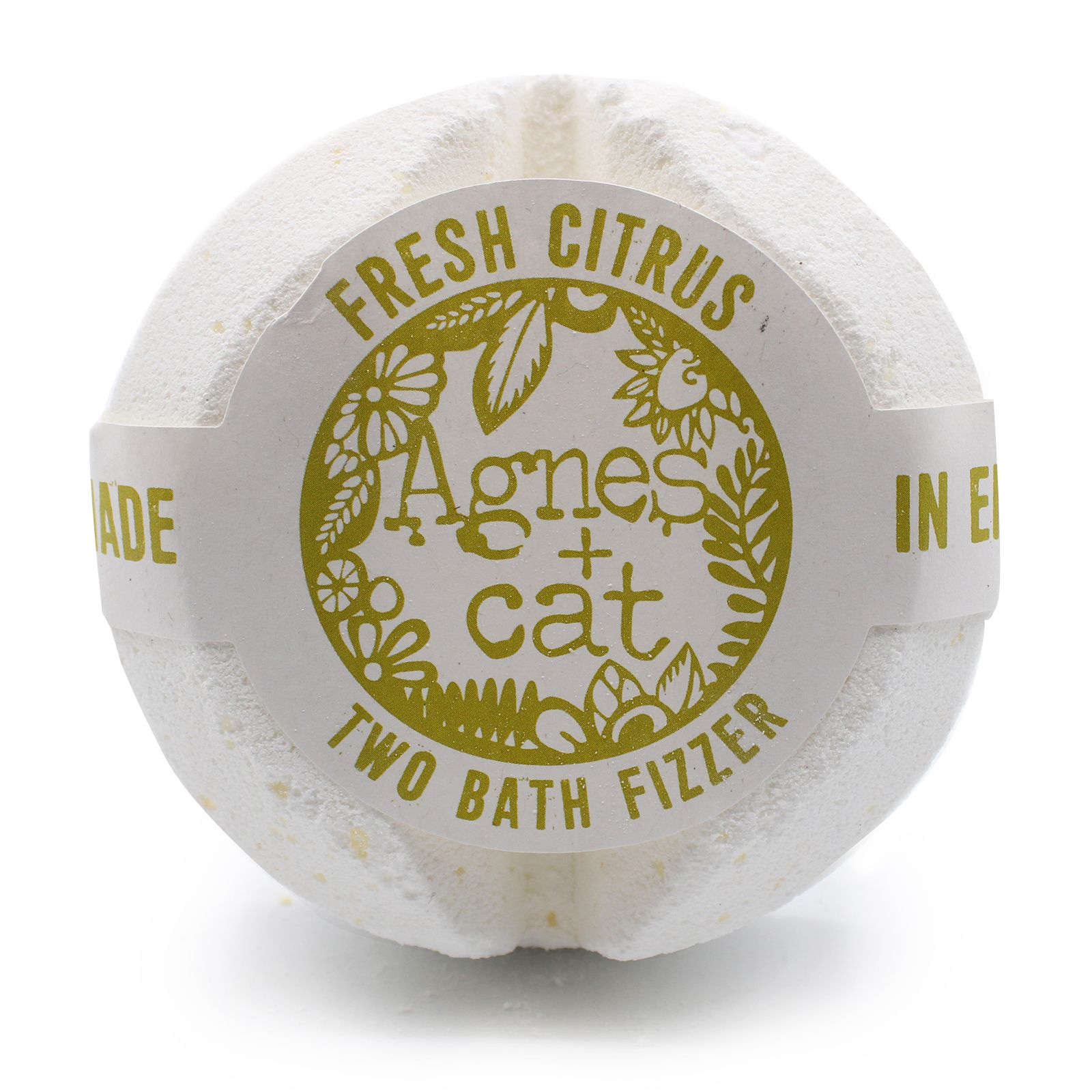 Agnes + Cat Badebombe – Fresh Citrus (Display) - Billede 1