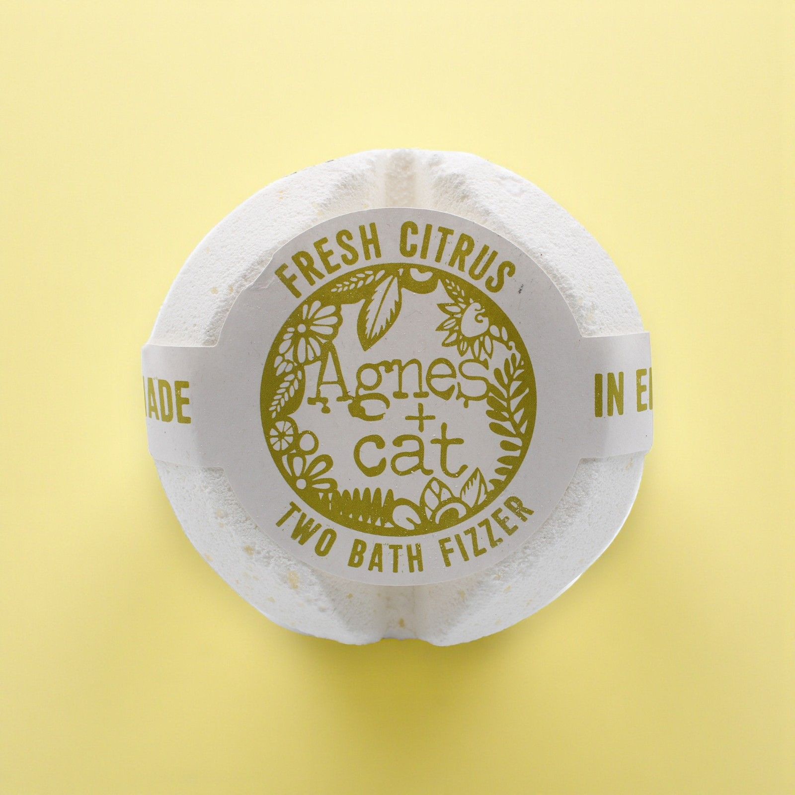 Agnes + Cat Badebombe – Fresh Citrus (Display) - Billede 2