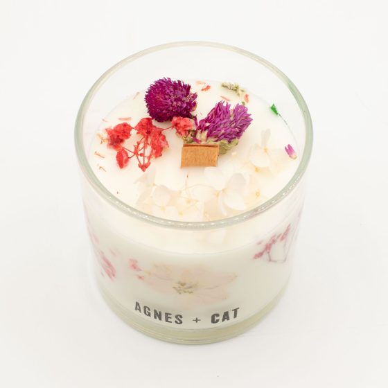 Agnes + Cat Botanisk Soja Duftlys – Roses Of Sawrey - Billede 6