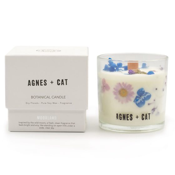 Agnes + Cat Botanisk Soja Duftlys – Moorland