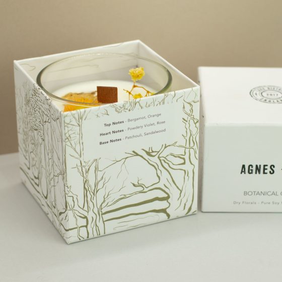 Agnes + Cat Botanisk Soja Duftlys – Rydal Oudh - Billede 2