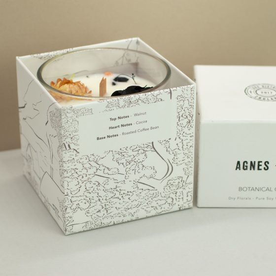 Agnes + Cat Botanisk Soja Duftlys – Lakeland Mocha - Billede 2