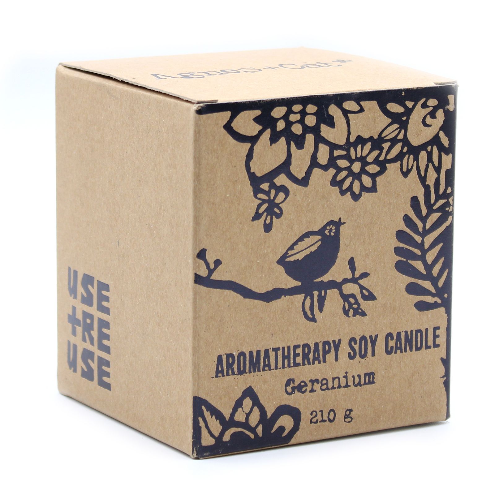 Agnes + Cat Soja Duftlys – Geranium