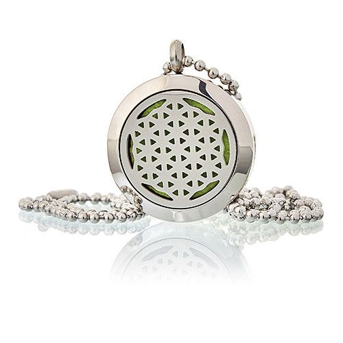 Aromaterapi Halskæde – Flower Of Life 25 mm