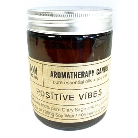 Aromaterapi Soja Duftlys 200 g – Positive Vibes