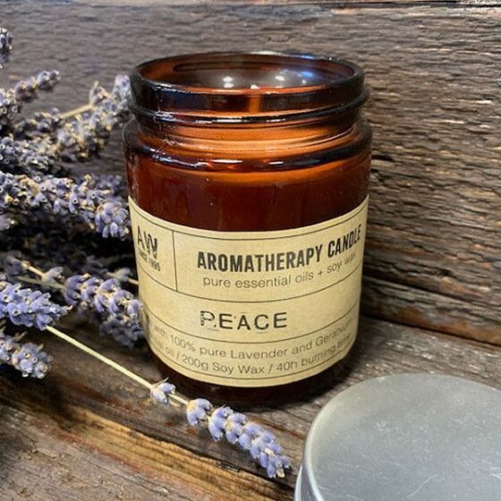 Aromaterapi Soja Duftlys 200 g – Peace