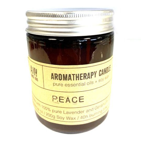 Aromaterapi Soja Duftlys 200 g – Peace - Billede 2