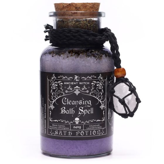 Ancient Witch Badepotion Med Rock Crystal-Amulet – Cleansing