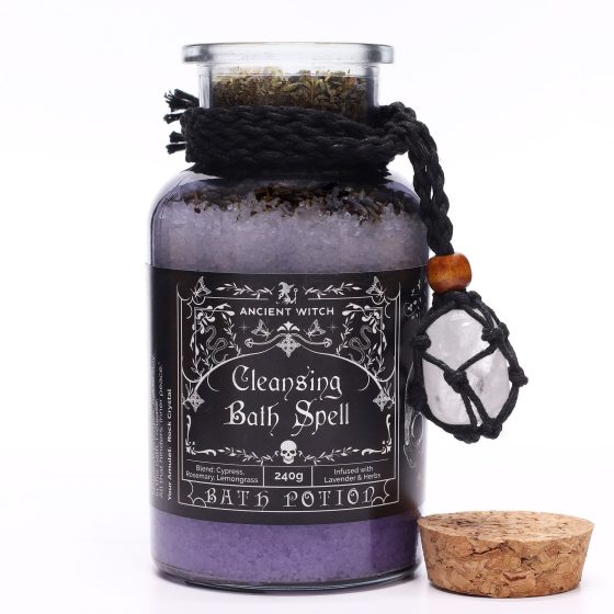 Ancient Witch Badepotion Med Rock Crystal-Amulet – Cleansing - Billede 3