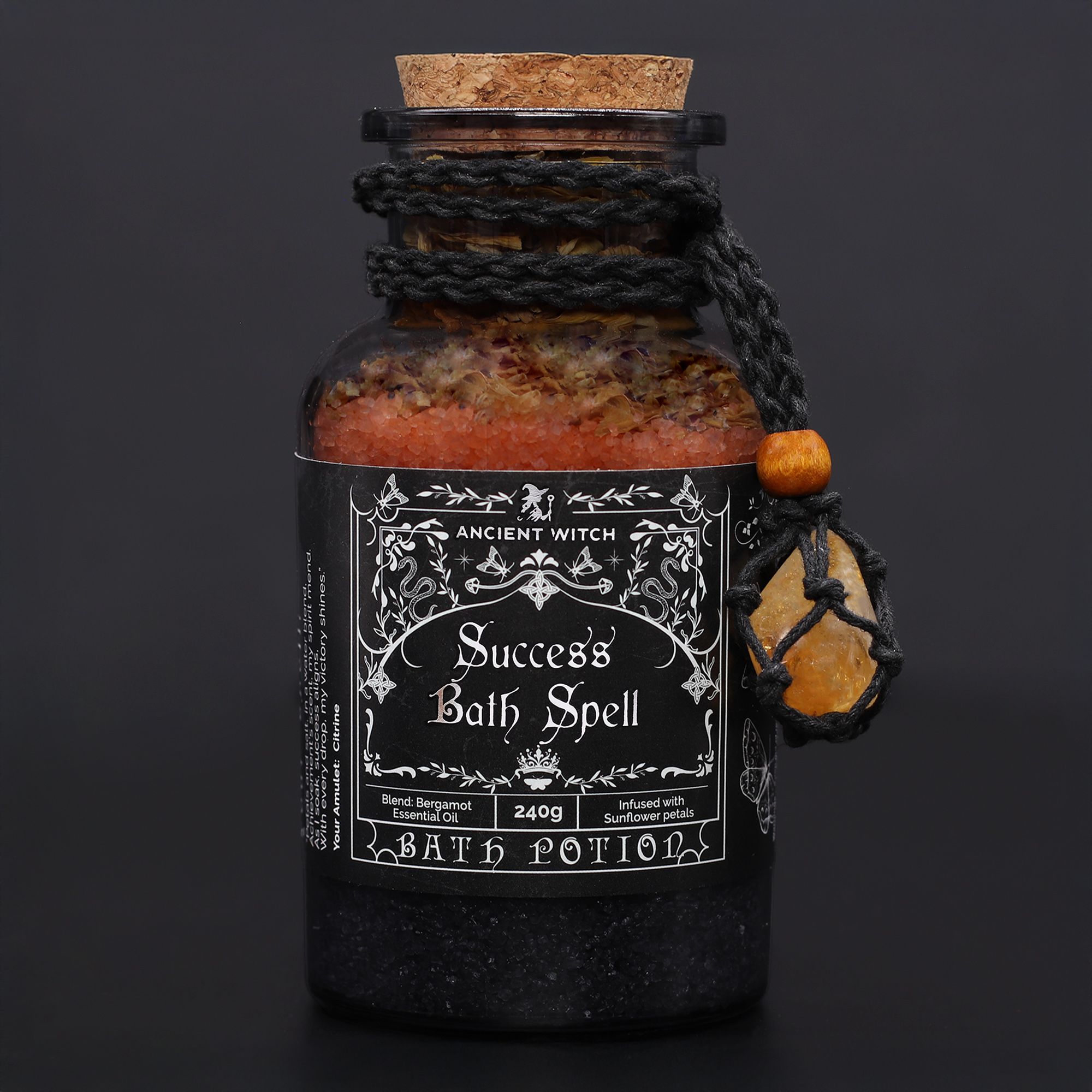 Ancient Witch Badepotion Med Citrine-Amulet – Success