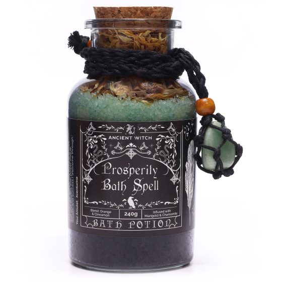 Ancient Witch Badepotion Med Aventurine-Amulet – Prosperity