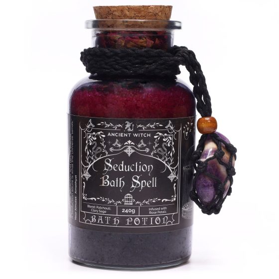 Ancient Witch Badepotion Med Amethyst-Amulet – Seduction