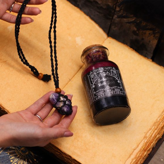 Ancient Witch Badepotion Med Amethyst-Amulet – Seduction - Billede 11