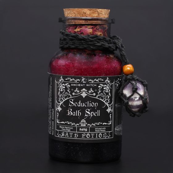 Ancient Witch Badepotion Med Amethyst-Amulet – Seduction - Billede 2