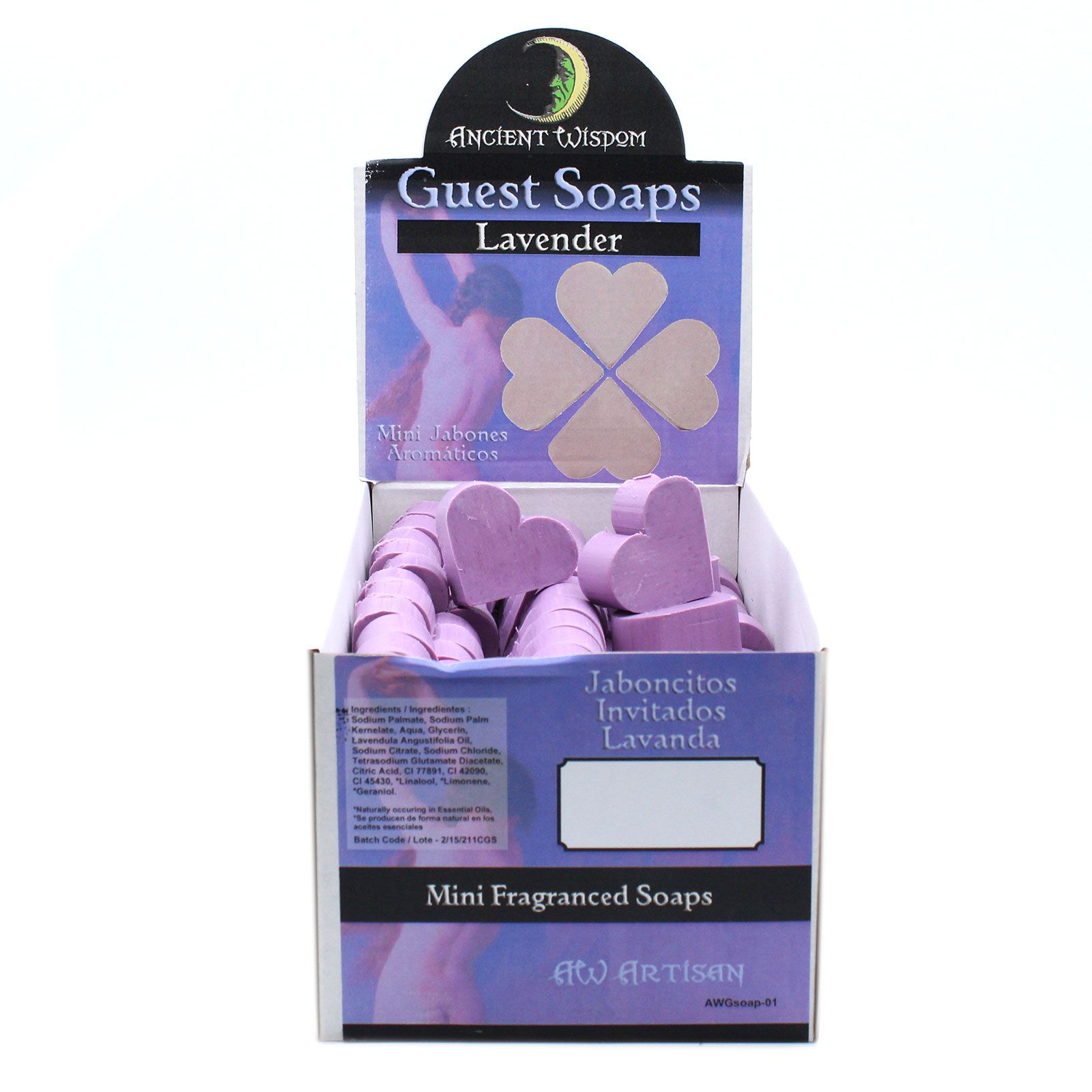 Hjerte Gæstesæber – Lavendel