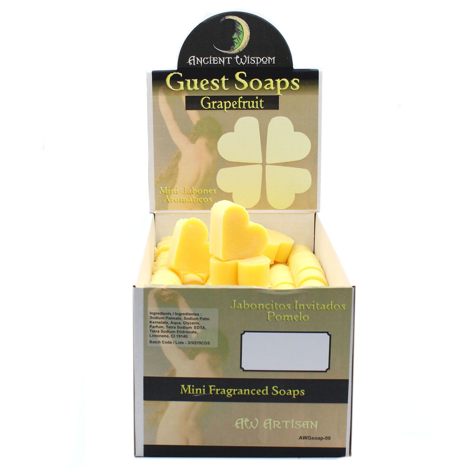 Hjerte Gæstesæber – Grapefrugt