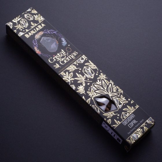 Banjara Røgelsespinde – Obsidian Copal - Billede 2