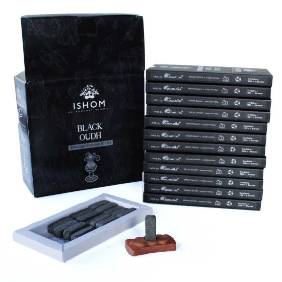 Ishom Harpiksklodser Med Brænder – Black Oudh