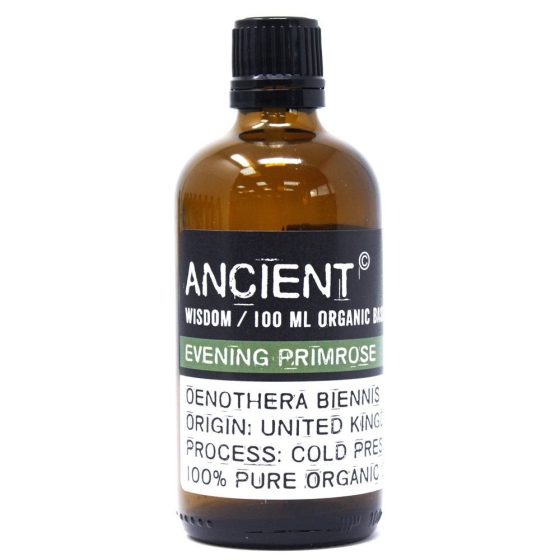 Ancient Wisdom Økologisk Baseolie – Evening Primrose 100 Ml