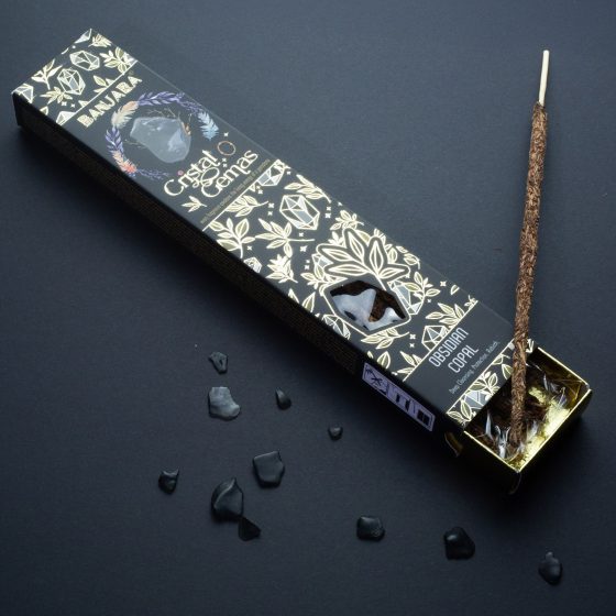 Banjara Røgelsespinde – Obsidian Copal - Billede 3