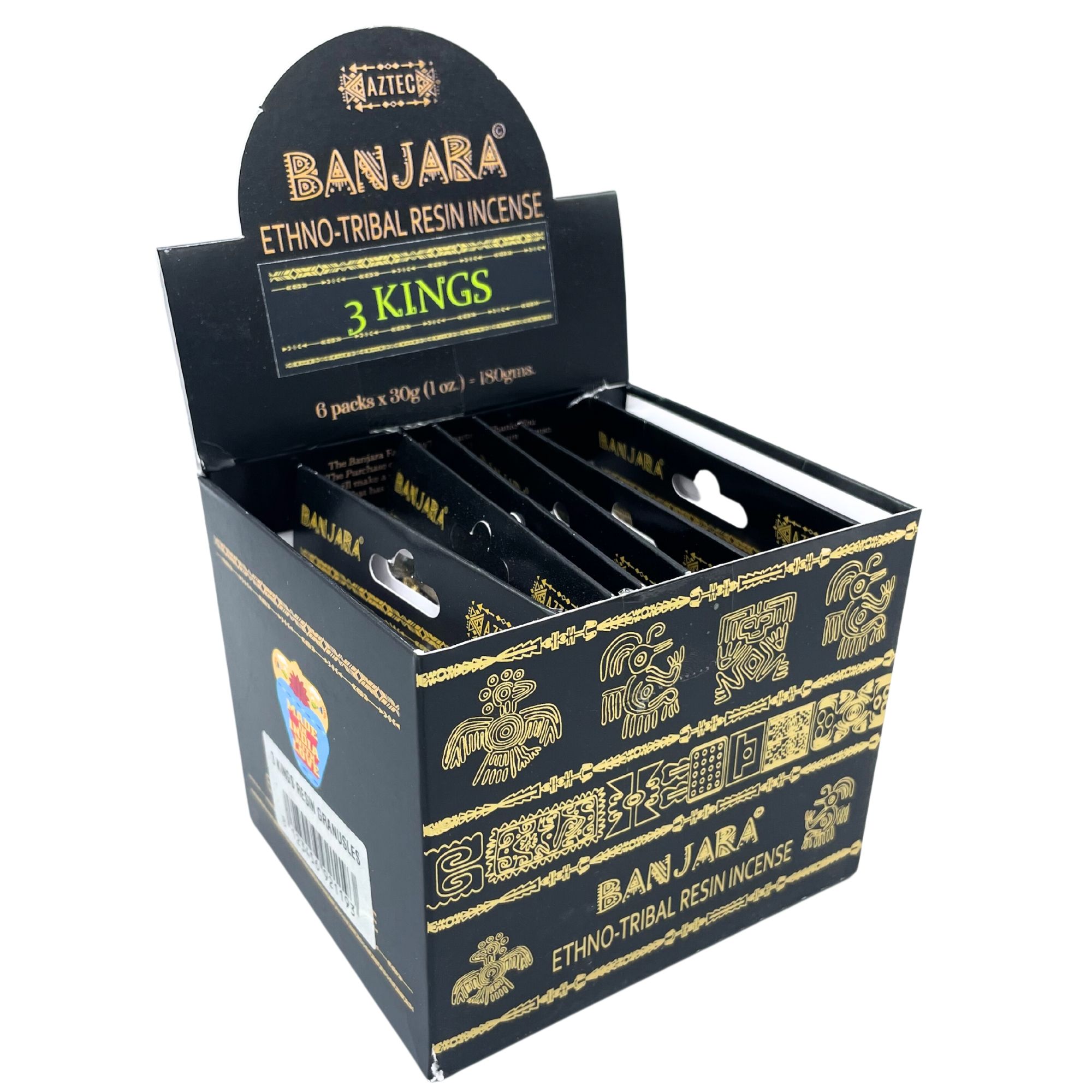 Banjara Træharpiksrøgelse 30 G – De Tre Konger