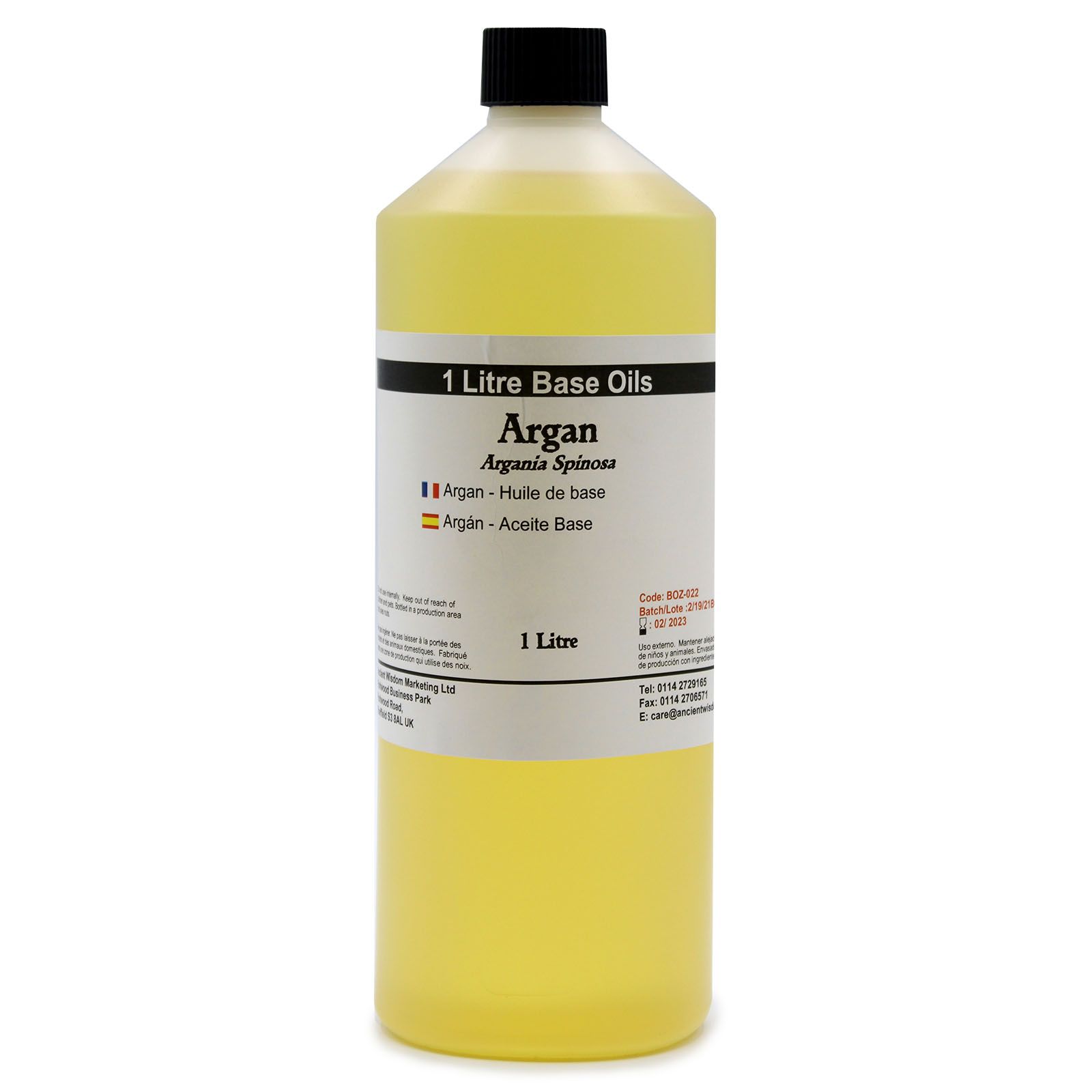Ancient Wisdom Baseolie – Argan 1 L