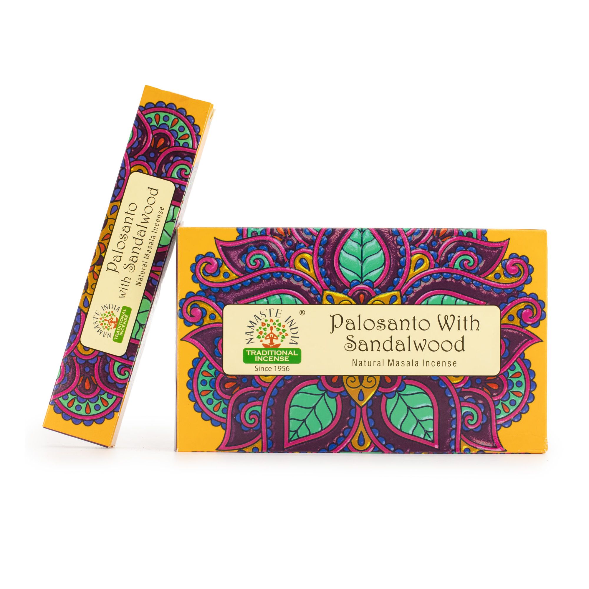 Namaste India Røgelsespinde – Palo Santo Med Sandeltræ