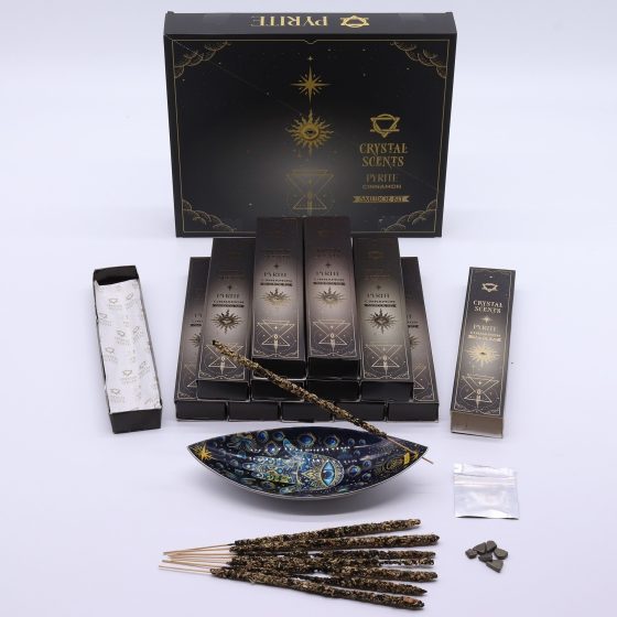 Crystal Scents Røgelsespinde – Pyrit Kanel - Billede 5