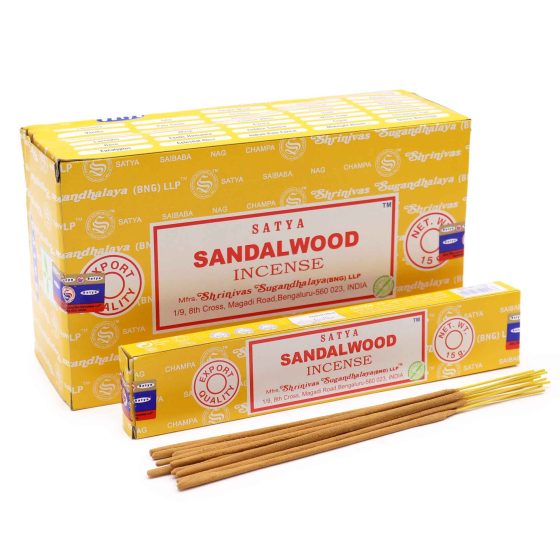 Satya Røgelsespinde – Sandeltræ