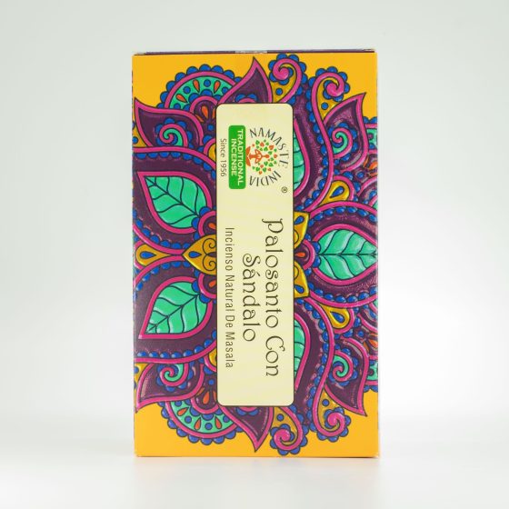 Namaste India Røgelsespinde – Palo Santo Med Sandeltræ - Billede 3