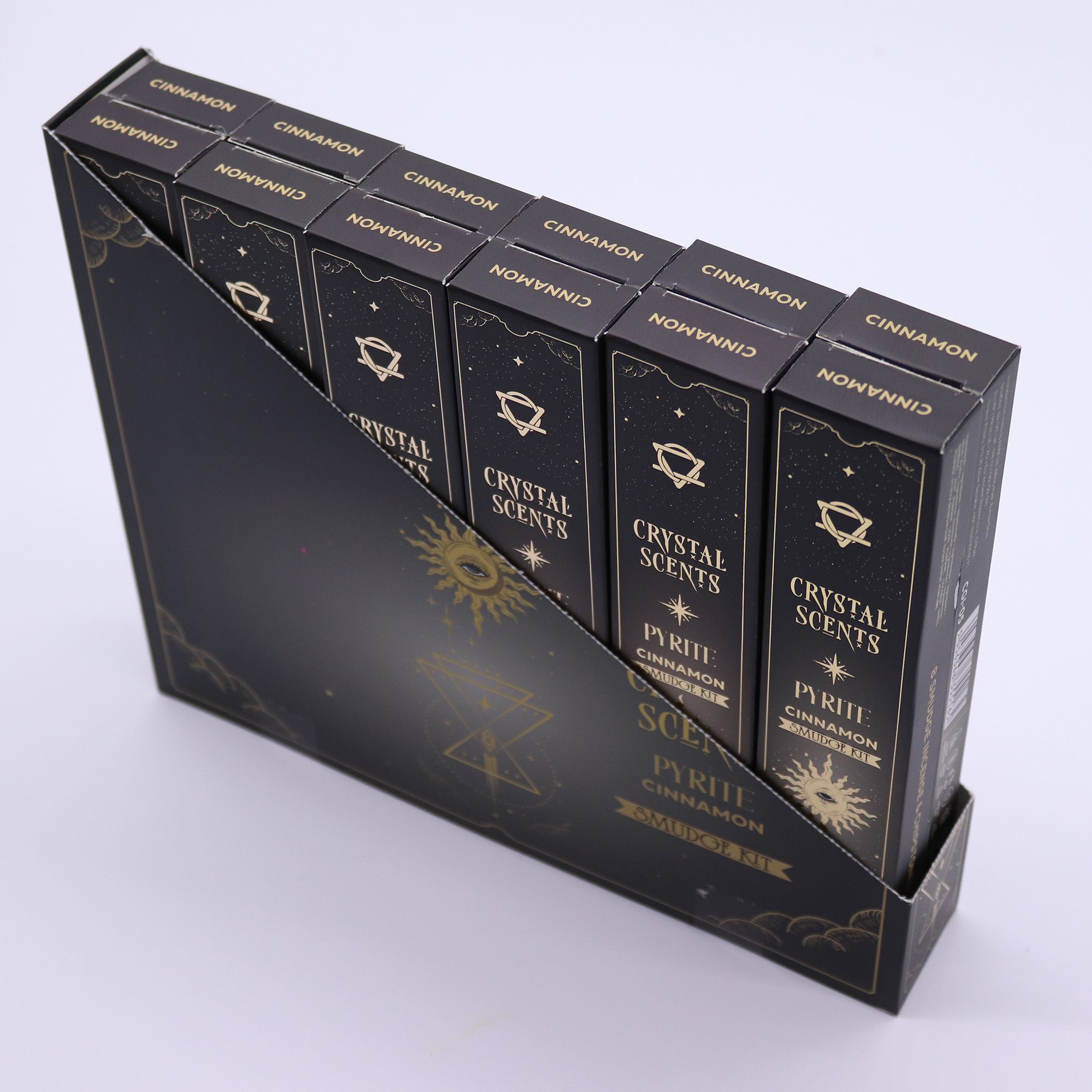 Crystal Scents Røgelsespinde – Pyrit Kanel