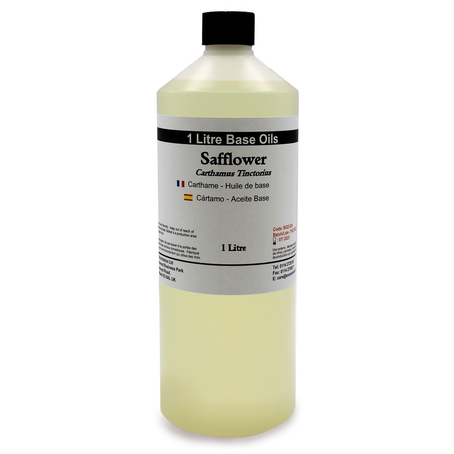 Ancient Wisdom Baseolie – Safflower 1 L