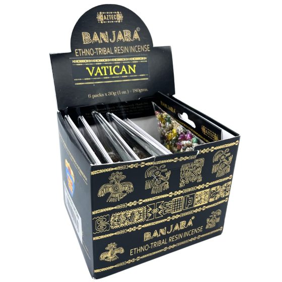 Banjara Træharpiksrøgelse 30 G – Vatikanet - Billede 2