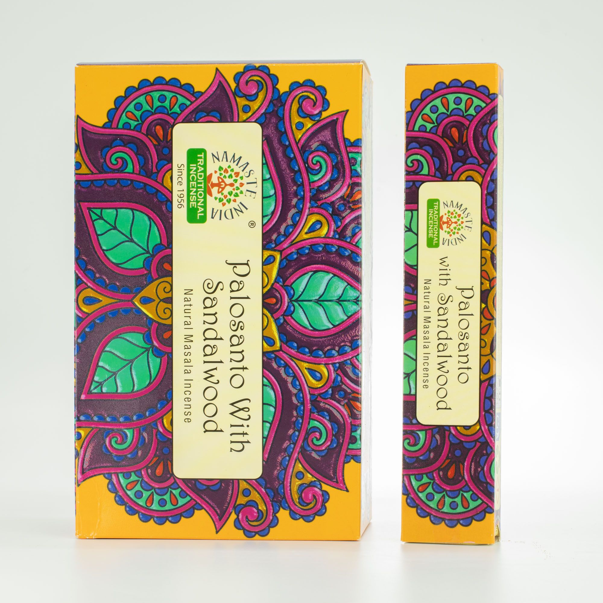 Namaste India Røgelsespinde – Palo Santo Med Sandeltræ