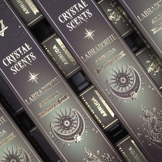 Crystal Scents Røgelsespinde – Labradorit Arruda - Billede 6