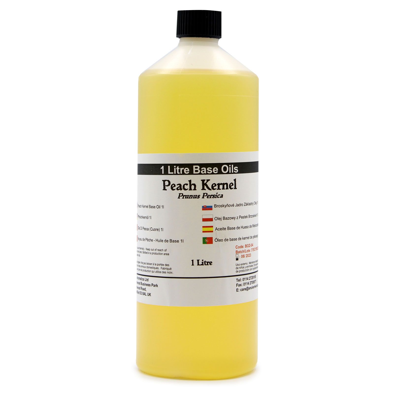 Ancient Wisdom Baseolie – Peach Kernel 1 L