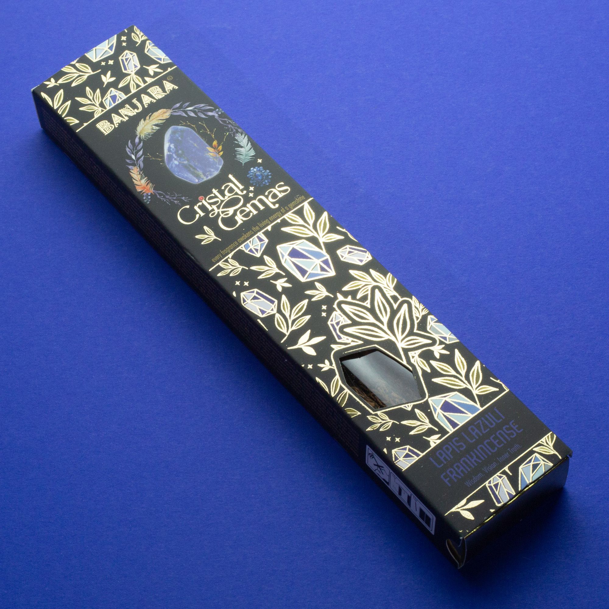 Banjara Røgelsespinde – Lapis Lazuli Frankincense