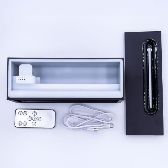Ancient Wisdom Aromadiffuser – Flammeeffekt Med Fuglelyd Sort - Billede 4