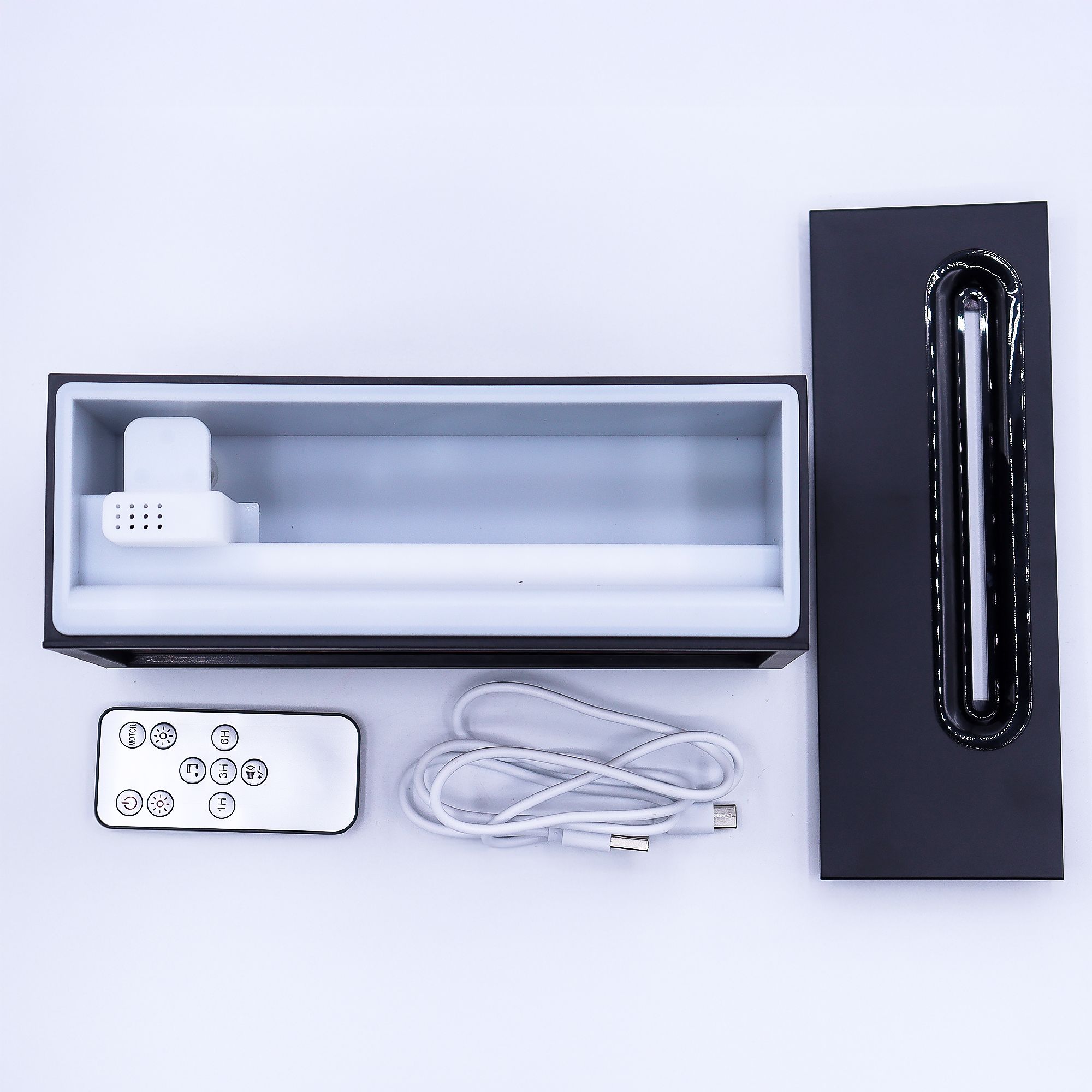 Ancient Wisdom Aromadiffuser – Flammeeffekt Med Fuglelyd Sort