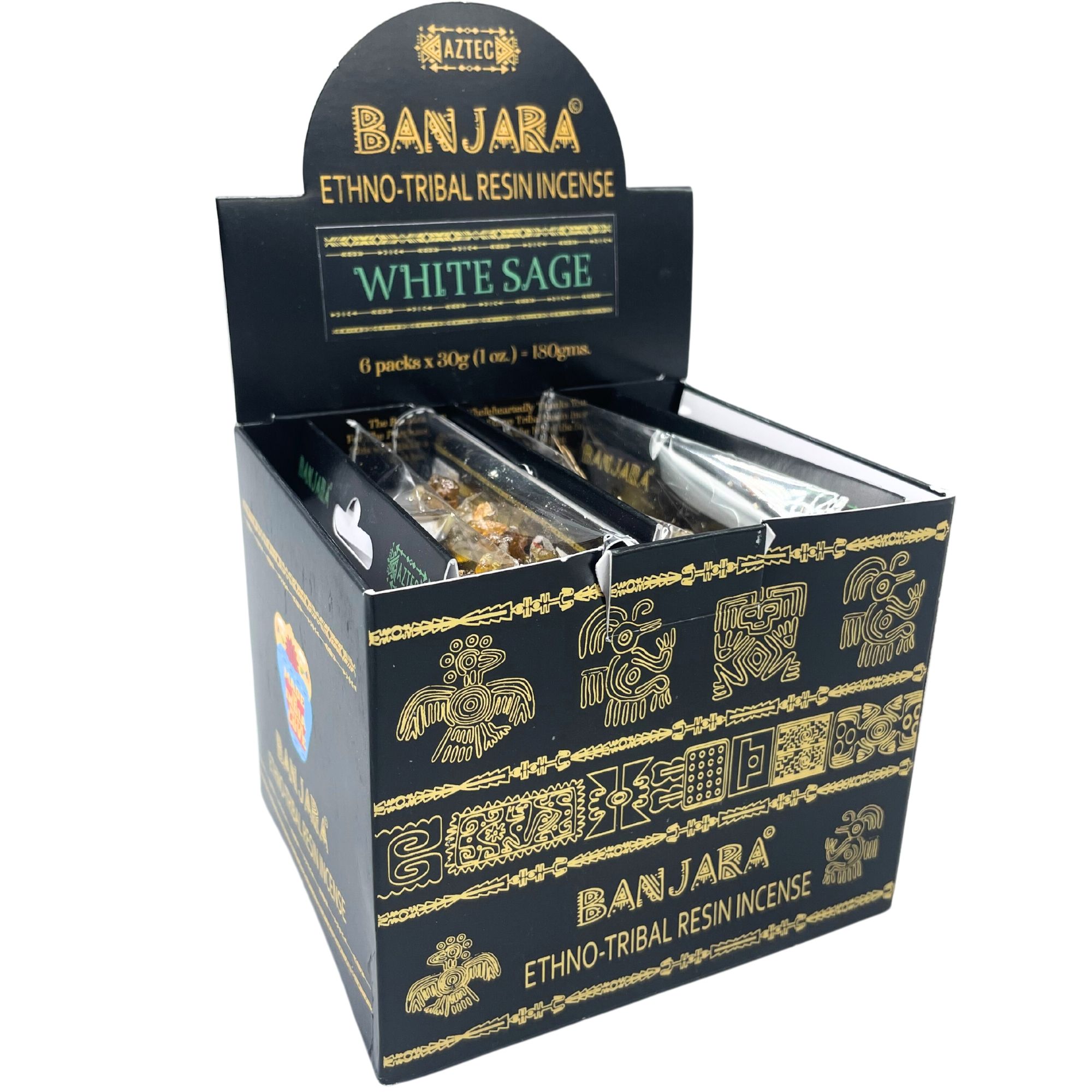 Banjara Træharpiksrøgelse 30 G – Hvid Salvie