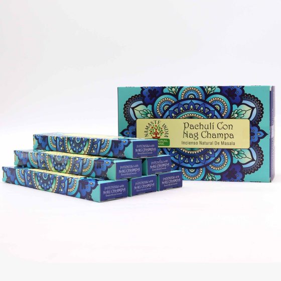 Namaste India Røgelsespinde – Patchouli Med Nag Champa - Billede 6