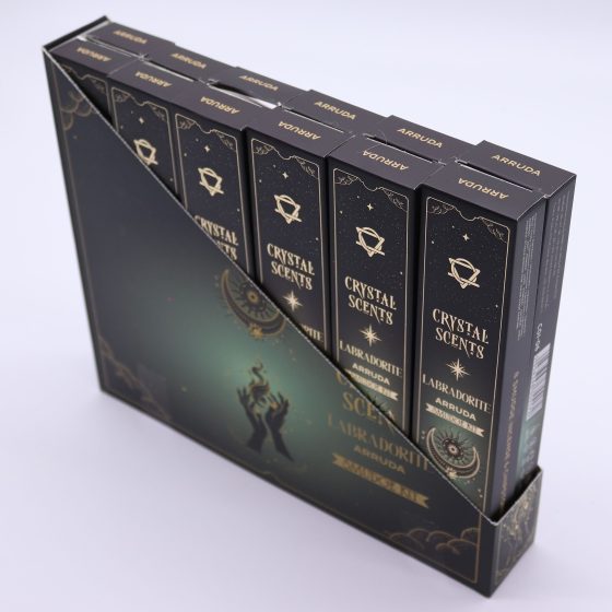 Crystal Scents Røgelsespinde – Labradorit Arruda - Billede 3