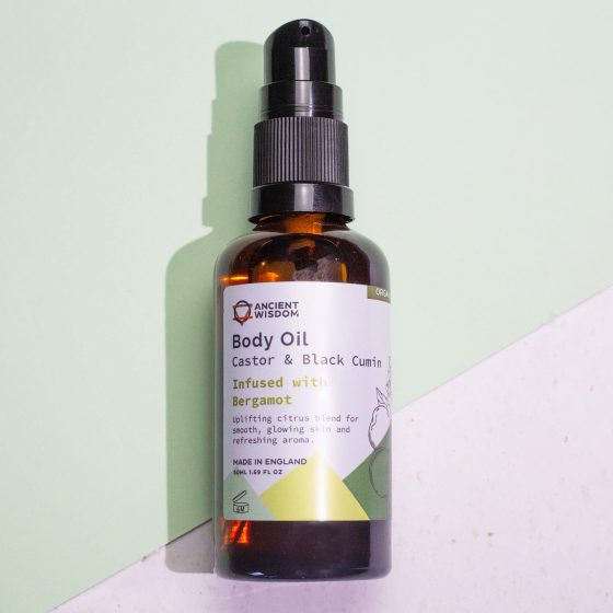 Ancient Wisdom Økologisk Kropsolie – Bergamot 50 Ml - Billede 3