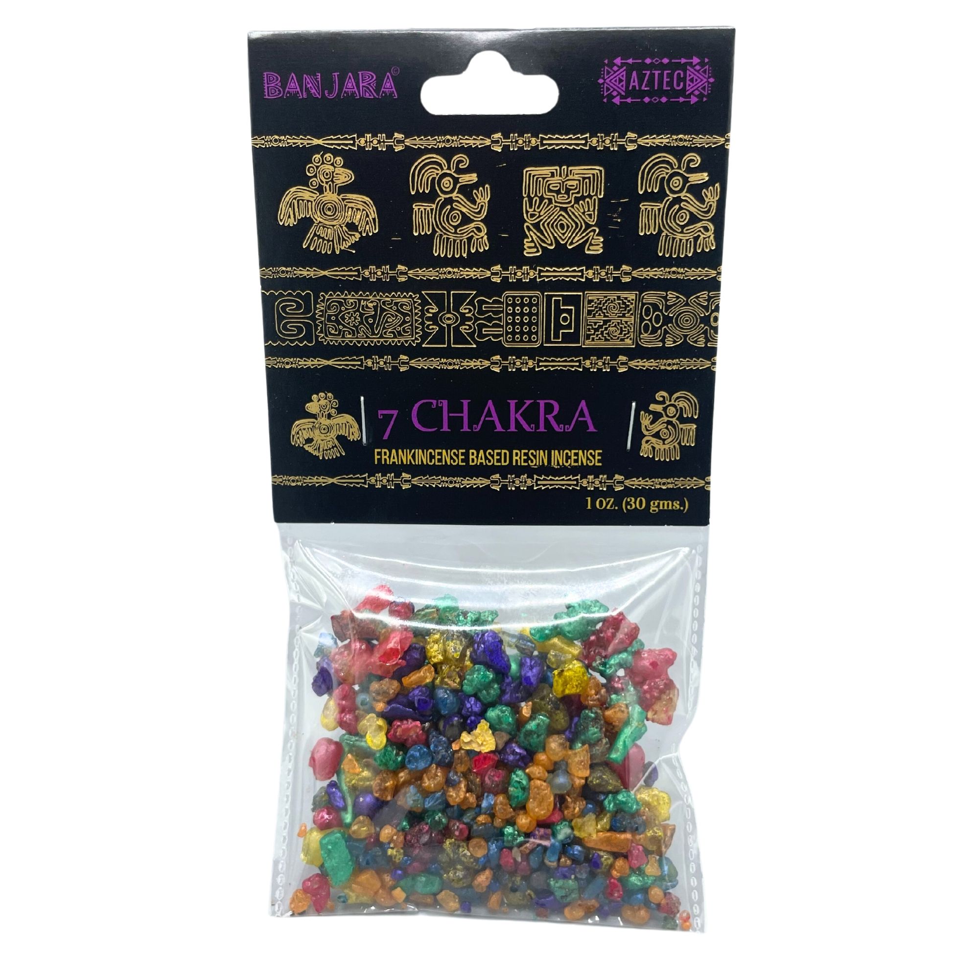Banjara Træharpiksrøgelse 30 G – 7 Chakra