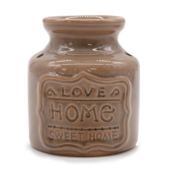 Ancient Wisdom Oliebrænder – Stor Grå Love Home Sweet Home