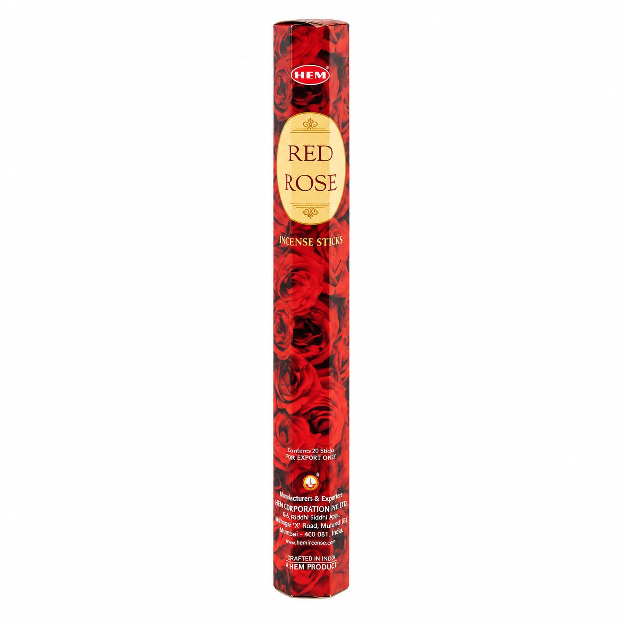 HEM Røgelsespinde – Rød Rose