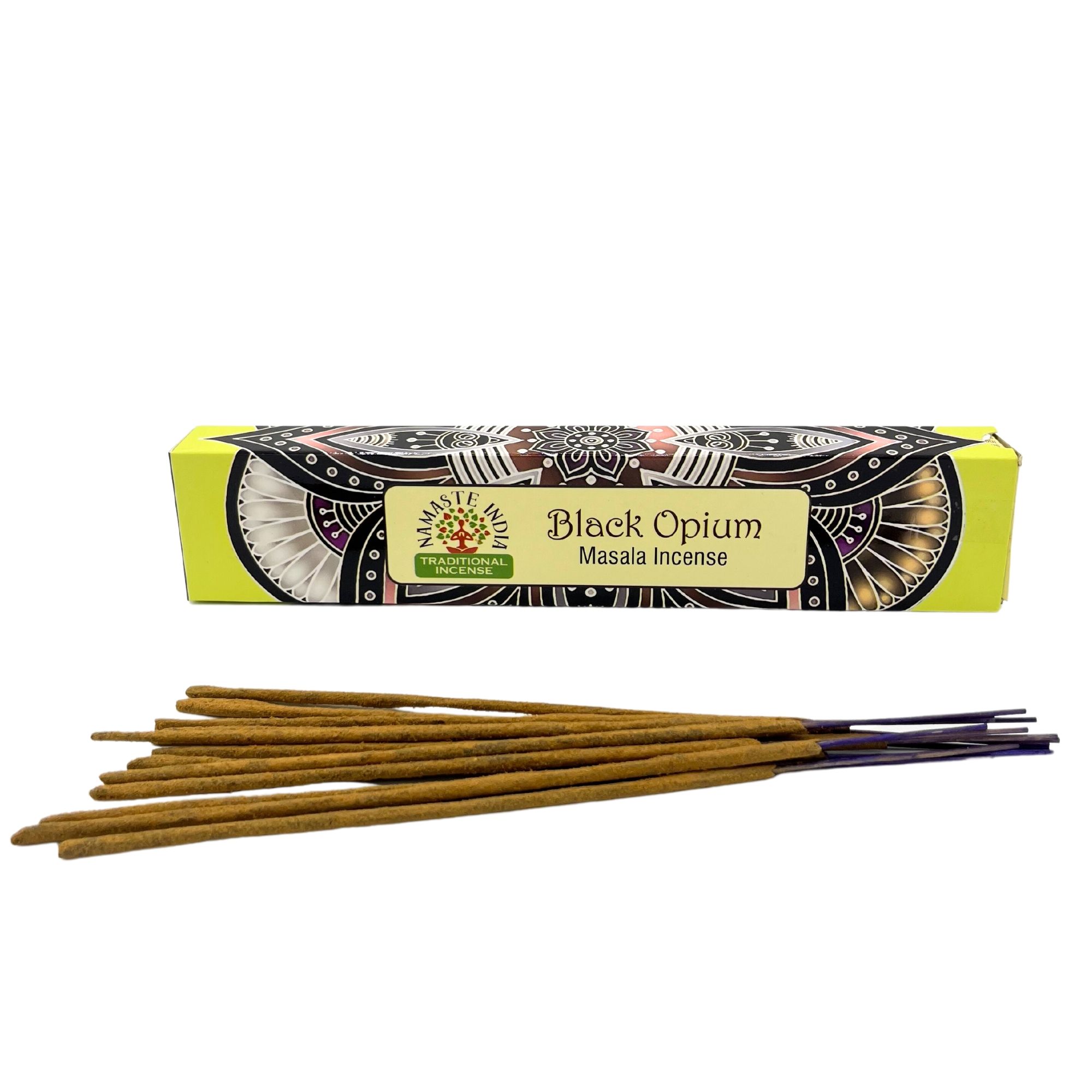 Namaste India Røgelsespinde – Black Opium